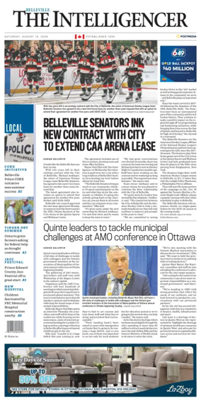 Cover of The Intelligencer (Belleville)