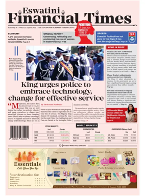 Cover of Eswatini Financial Times