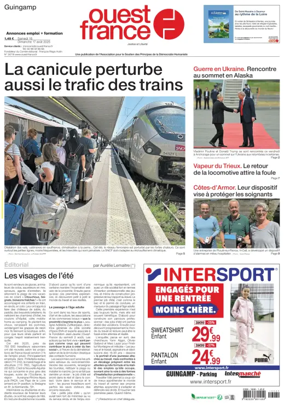 Cover of Ouest France (Guingamp)