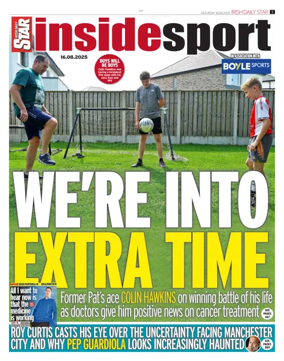 Cover of Irish Daily Star - Inside Sport