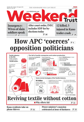 Cover of Weekly Trust