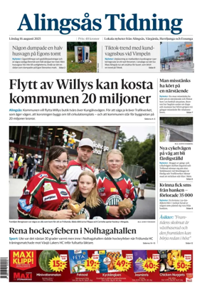 Cover of Alingsås Tidning