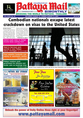 Cover of Pattaya Mail