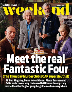 Cover of Daily Mail Weekend Magazine