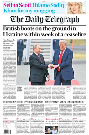 Cover of The Daily Telegraph - Saturday