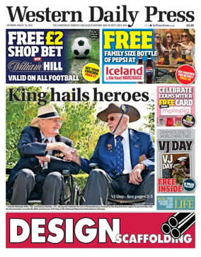 Cover of Western Daily Press (Saturday)