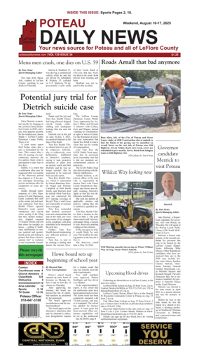 Cover of Poteau Daily News