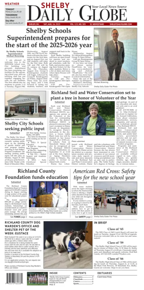 Cover of Shelby Daily Globe