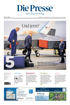 Cover of Die Presse am Sonntag