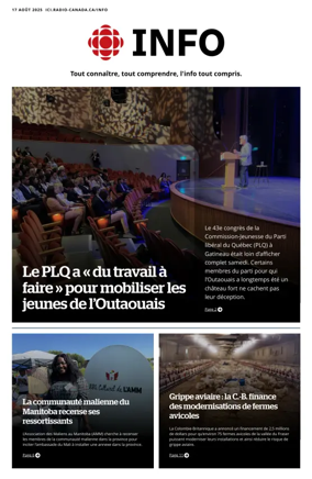 Cover of Radio-Canada Info