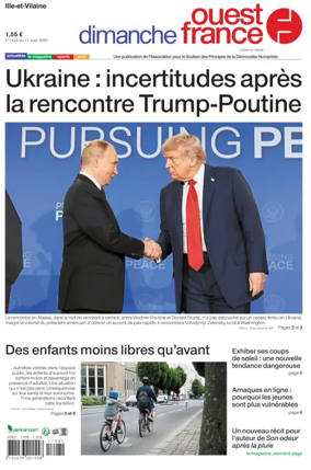 Cover of Dimanche Ouest France (Ille-et-Vilaine)