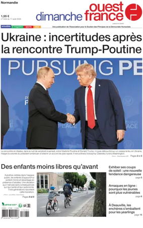 Cover of Dimanche Ouest France (Normandie)