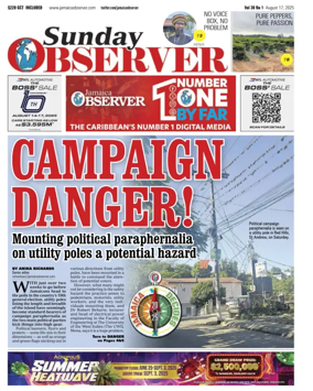 Cover of Daily Observer (Jamaica)