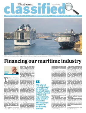 Cover of The Sunday Times of Malta - Classified