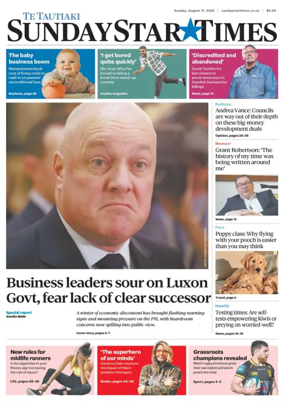 Cover of Sunday Star-Times