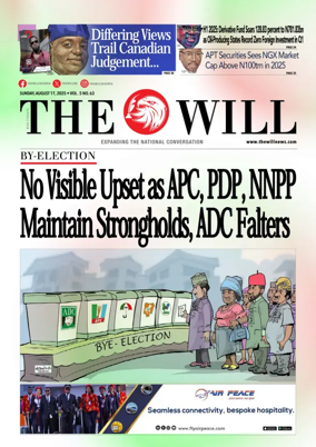 Cover of THEWILL NEWSPAPER