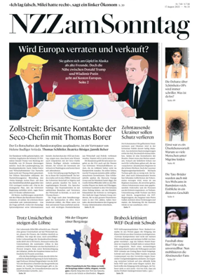 Cover of Neue Zurcher Zeitung Sunday