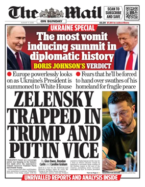 Cover of The Mail on Sunday