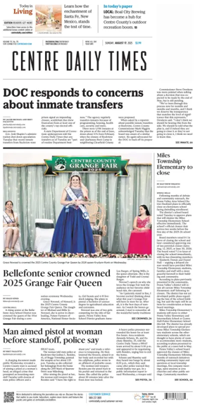 Cover of Centre Daily Times (Sunday)