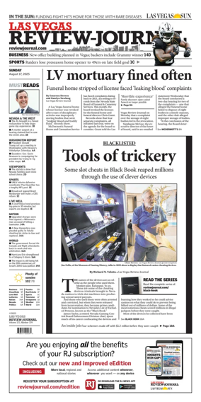 Cover of Las Vegas Review-Journal (Sunday)