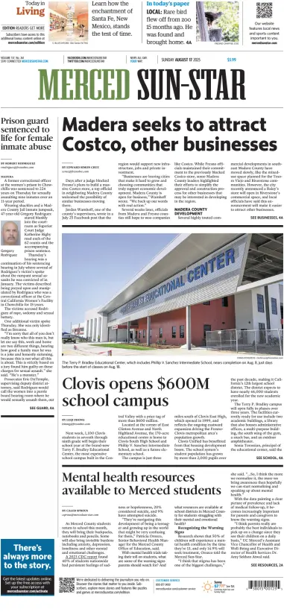 Cover of Merced Sun-Star (Saturday)