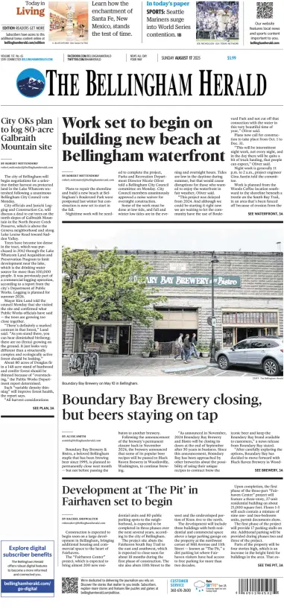 Cover of The Bellingham Herald (Sunday)