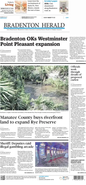 Cover of The Bradenton Herald (Sunday)