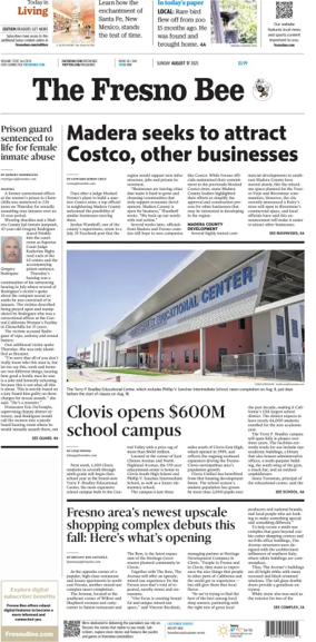 Cover of The Fresno Bee (Sunday)