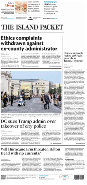 Cover of The Island Packet (Sunday)