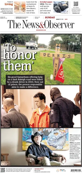 Cover of The News & Observer (Sunday)