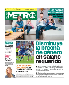 Cover of Publimetro Chile