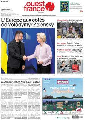 Cover of Ouest France (Rennes)