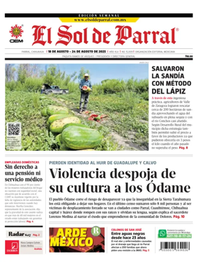 Cover of El Sol de Parral