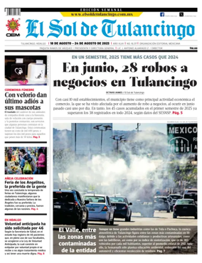 Cover of El Sol de Tulancingo