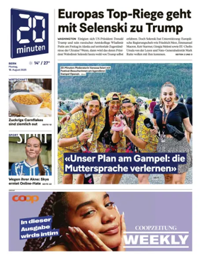 Cover of 20 Minuten - Bern