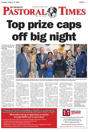 Cover of Deniliquin Pastoral Times