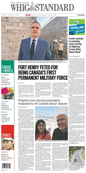 Cover of Kingston Whig-Standard