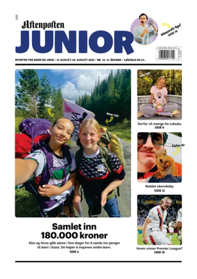 Cover of Aftenposten Junior