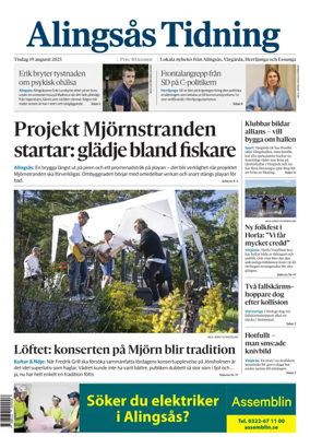 Cover of Alingsås Tidning