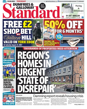 Cover of Dumfries & Galloway Standard