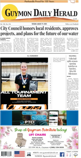 Cover of Guymon Daily Herald