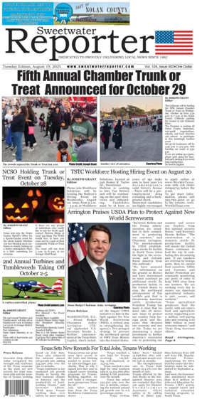 Cover of Sweetwater Reporter