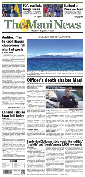 Cover of The Maui News