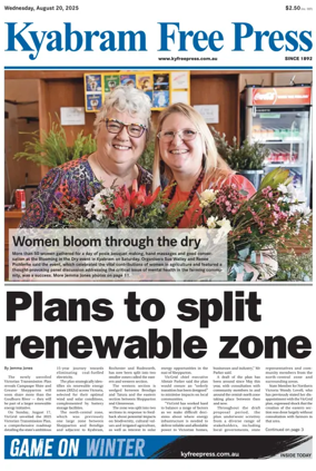 Cover of Kyabram Free Press