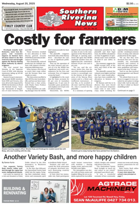Cover of Southern Riverina news