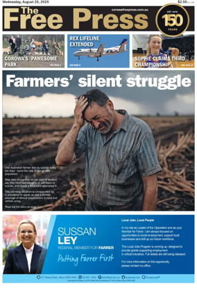 Cover of The Free Press (Corowa)
