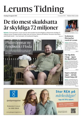 Cover of Lerums Tidning