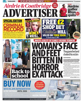 Cover of Airdrie & Coatbridge Advertiser