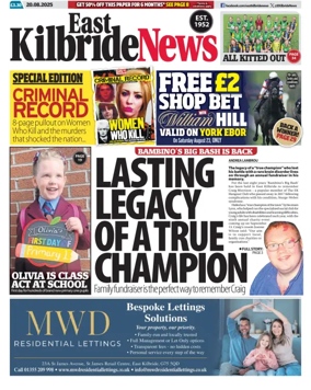 Cover of East Kilbride News