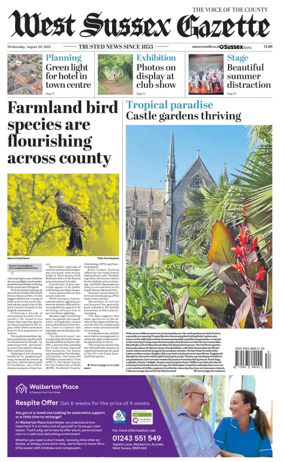 Cover of West Sussex Gazette